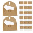 thumbnail image 1 of PAMINGONO 50Sets Kraft Paper Envelopes with Heart Shaped Clasp for Thank You Cards and Invitations, 1 of 8