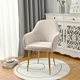 thumbnail image 3 of DEKAXID 1 funda de silla de terciopelo elástica contemporánea con banda elástica para cojín en T, funda protectora para muebles para comedor, sala de estar, decoración de oficina, lavable a máquina,, 3 of 7