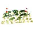thumbnail image 2 of 52x Modelo Figuras Playset Coleccionables, Miniaturas Modelo Hombres Figuras con Tanque Vehículo Accesorios para Niños Niños Niños A Hugo Juego de soldado, 2 of 10
