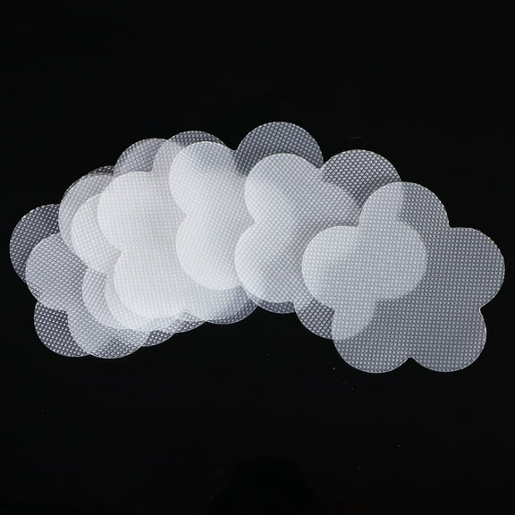 DECORNIJIA Bathroom Anti Slip Pad Nonslip Bathtub Mat 16Pcs EVA Clear Sticker Mat for Shower Safety