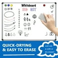 thumbnail image 2 of Jianbai Low Odor Ink Dry Erase Markers, 14 Count, Assorted Colors, 0.5mm Broad Tip, Perfect for Writing on Whiteboards, Dry-Erase Boards,Mirrors, Calender, 2 of 7