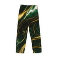 thumbnail image 3 of Fotbe Green Marble Men's Pajama Pants,Sleepwear Pants,Pj Bottoms Drawstring And Pockets-Small, 3 of 7
