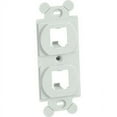 thumbnail image 2 of Panduit 106 Module Frame,Mini Com,2 Port,Off Wht CF1062IWY, 2 of 2