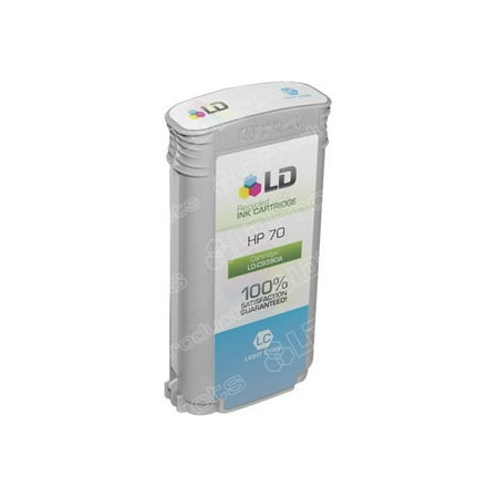 LD Products - 130 ml - light cyan - compatible - ink cartridge (alternative for: HP 70) - for HP DesignJet Z2100  Z3100  Z3100ps  Z3200  Z3200ps  Z5200 LD Products - light cyan - ink cartridge (alternative for: HP 70)