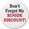 thumbnail image 3 of Don't Forget My SENIOR DISCOUNT (Birthday Humor) 2.25” Large Magnet, 3 of 4