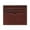 Brown, variant on American Bison  Oil Pull Up Leather RFID Slim Card Case Wallet (Men)