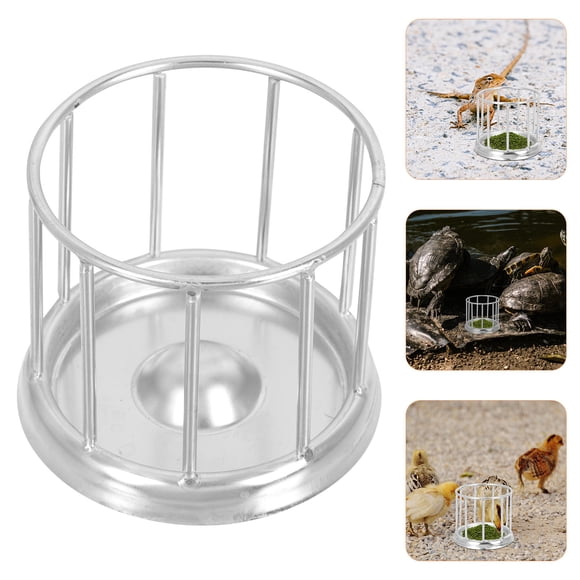 unbranded 1Ud Comedero De Inoxidable Para Reptiles Bebedero Automático Para Mascotas