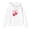 1-White1, variant on WOYY Girls Casual Hoodie Cute Cherry Print Hooded Sweatshirt Long Sleeve Pullover, Sizes 3-13