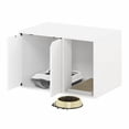 thumbnail image 1 of Furinno Peli Litter Box Enclosure Small Solid White, 1 of 1