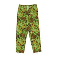 thumbnail image 4 of Xecao Carrot Eggplant Women's Straight Lounge Pajama Pants: The Epitome of Relaxed Sleepwear, 4 of 9