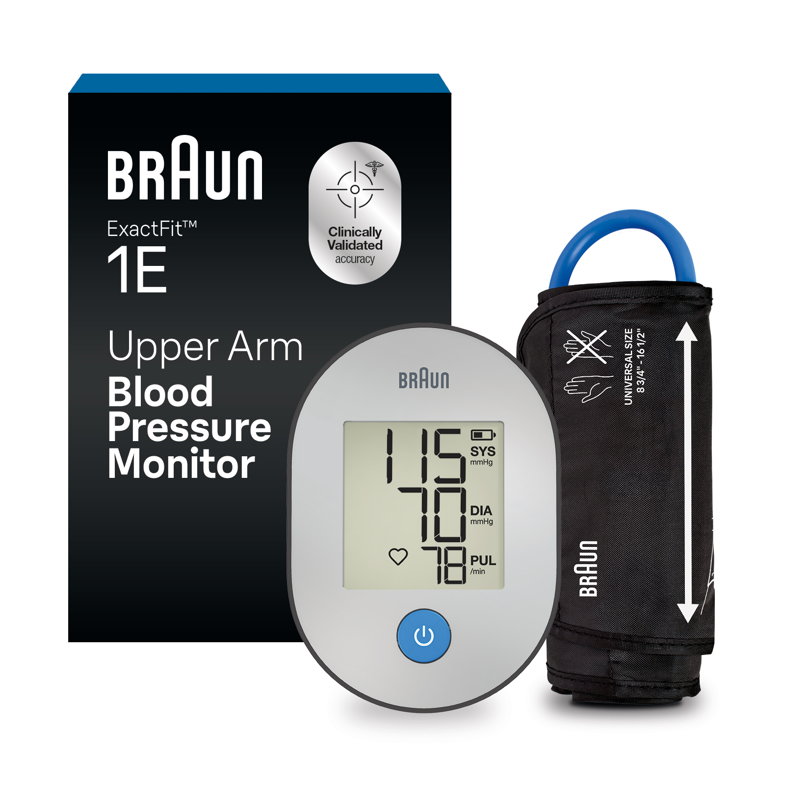Braun ExactFit 1E Upper Arm Blood Pressure Monitor photo 1