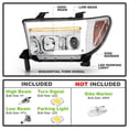 thumbnail image 2 of For 2007-2013 Toyota Tundra Upgrade Chrome LED Sequential Projector Headlights, 2 of 7