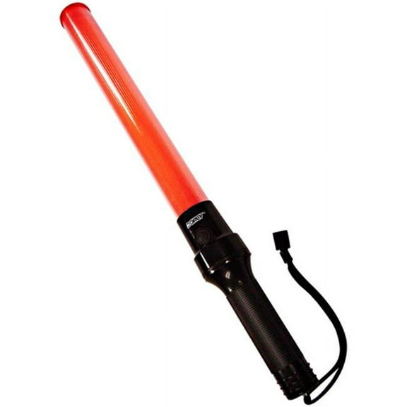 10 LED Multi-Function Signal Wand - Black/Orange