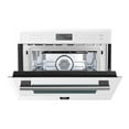thumbnail image 3 of Forno Oliena Espresso White 24-Inch Built-In Microwave and Convection Oven Combo, 1.6 cu.ft, 1750W Convection, 1000W Microwave, Stainless Steel Interior, Glass Touch Controls, Sensor Cooking, 3 of 7