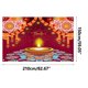 thumbnail image 1 of Feliz Festival de las Luces de Diwali, decoraciones de Diwali, suministros para fiestas, fondo de Deepavali para fotos, 1 of 1
