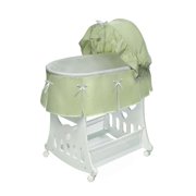 Badger Basket Bassinet w/Toy Box Base - White