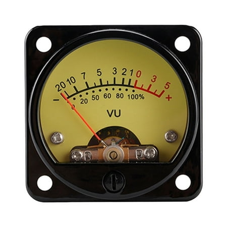 1 x VU Level Meter with backlit driver board 45mm Power Meter DB Stereo Audio Volume Tester for DIY studio mixers