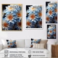 thumbnail image 4 of Designart "Serenading The Blue And White Daisy Bloom" Daisies Floater Framed Wall Decor, 4 of 5