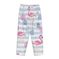 thumbnail image 5 of Daiia Flamingo and Pineapple Women's Sleep Pant with Pockets and Drawstring,Pajama Pants-Large, 5 of 9