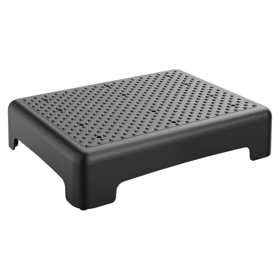 STRANDCHIC Shower Stool Black Plastic 1Set