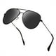 thumbnail image 1 of Gafas de sol Ziwanule Polarized Aviator para hombres/mujeres, color negro, 1 of 7