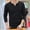 Black, variant on Men Casual Long-Sleeve Pullover Button V Neck Henley T-Shirt Slim Bottoming Tops