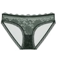 thumbnail image 2 of Bxsruta French Cut Low Rise Hip Lifting Underwear for Women, Sheer Mesh and Lace Cheeky Panties, Soft Stretch for Everyday Comfort, 1-Pack, 2 of 7