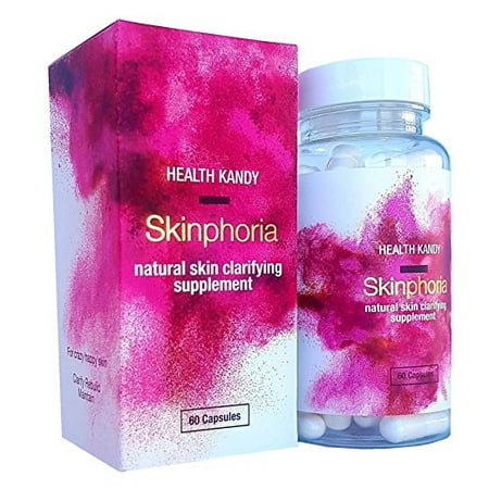 Natural Skin Clarifying Supplements By Health Kandy - Best Acne Treatment For Pimples, Blemishes, Oily Skin, Sebum, Blackheads, Breakouts - The Only Niacin Based Skin Supplement On The (Best Thing For Acne Breakout)