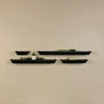thumbnail image 2 of Melannco Floating Wall Shelves Set of 4 Black, 2 of 9