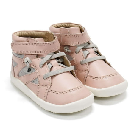 

Old Soles Toddlers Shizam Hi Top Shoes Powder Pink \ Grey Suede 24 EU (8 US) M US