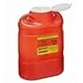 thumbnail image 2 of AmeriCan Goods Multi-Use 8.2qt Plastic Bio Hazard Sharps & Overfillings Collector Container with One-Way Funnel, Red (1), 2 of 4