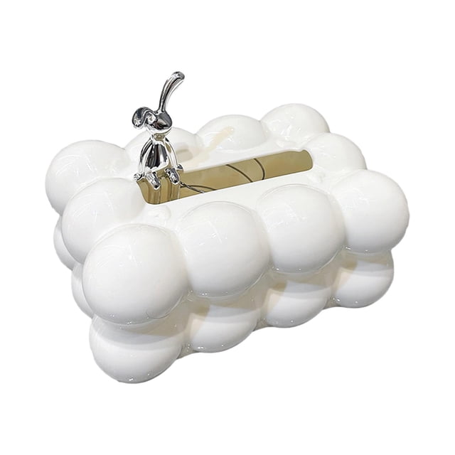 Porta pañuelos minimalista, servilletero de mesa, dispensador de pañuelos para comedor Estilo B