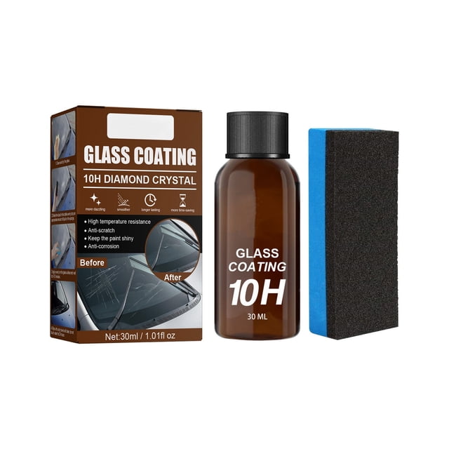 Ohufall 30Ml Car Glass Oil Film Remover Spray Coating Agent For Cars Window Cleaning Paste Windshield Descaling Formula