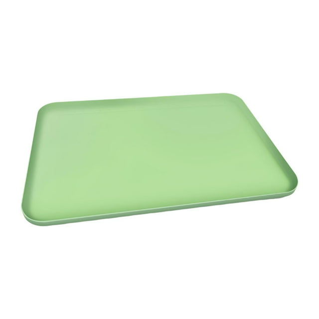 Tapete de silicona para pintar, tapete de silicona para manualidades, mantel individual antideslizante, fácil de limpiar, 24" x 16", Verde