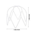 thumbnail image 2 of POINTERTECK Lampshade Frame E27 Light Socket Chandelier Shade Ring Fitter Iron Lampshade, 2 of 6
