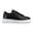 Black, variant on Menโs Genuine Leather Lace-Up Casual Sneakers