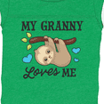 thumbnail image 4 of Inktastic My Granny Loves Me with Sloth and Hearts Boys or Girls Baby Bodysuit, 4 of 5