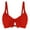 Red, variant on Staron Women's Bikini Swimsuit Push-Up Padded Sleeveless Solid Bathing Suit High Cut Slimming Beach Vacation Pool Party, Black S