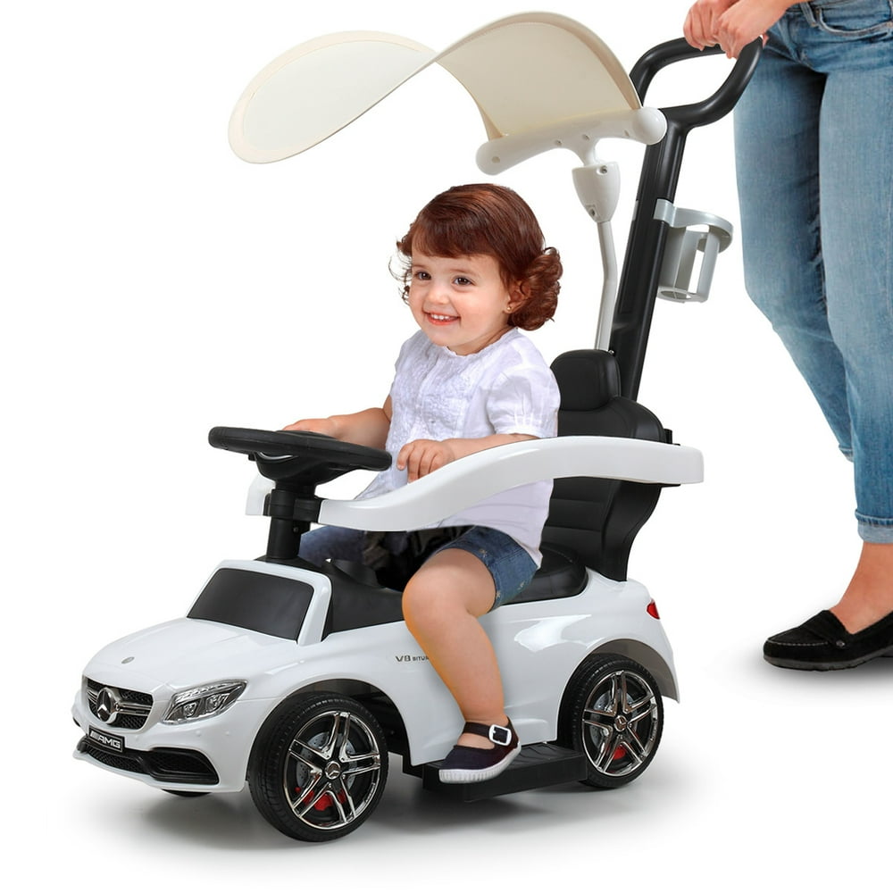 Tobbi Mercedes Benz Kids Ride On Push Car Portable Riding