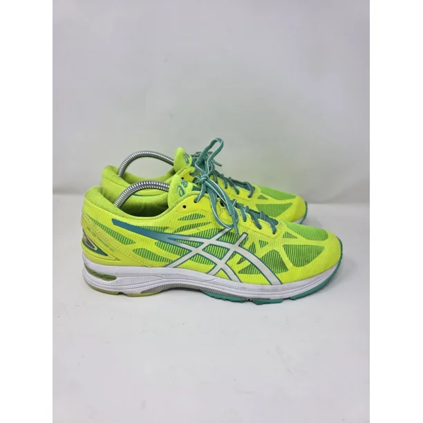 ASICS Gel D5 Trainer 20 Running Shoes, #T578N, Neon/Teal, Womens 10.5