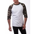 thumbnail image 4 of Pro Club Men's 3/4 Sleeve Crew Neck Baseball Shirt, 4 of 5