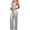 Silver, variant on Danhjin Women's Sexy Slim Fit Sleeveless Sequin Suspender Playsuit Party Jumpsuits on