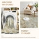 thumbnail image 4 of Alfombra Area Rug Yidanamy de 8 x 10 pies, color beige, marrón, abstracto, lavable, 4 of 9
