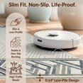 thumbnail image 6 of Design&I 9'x12' Washable Area Rug Herringbone Farmhouse Geometric Layout Ends Interlocking Washed Flowing Dynamic for Master Suite, Under Bed, Sleek Flatweave Pet Friendly, 6 of 7