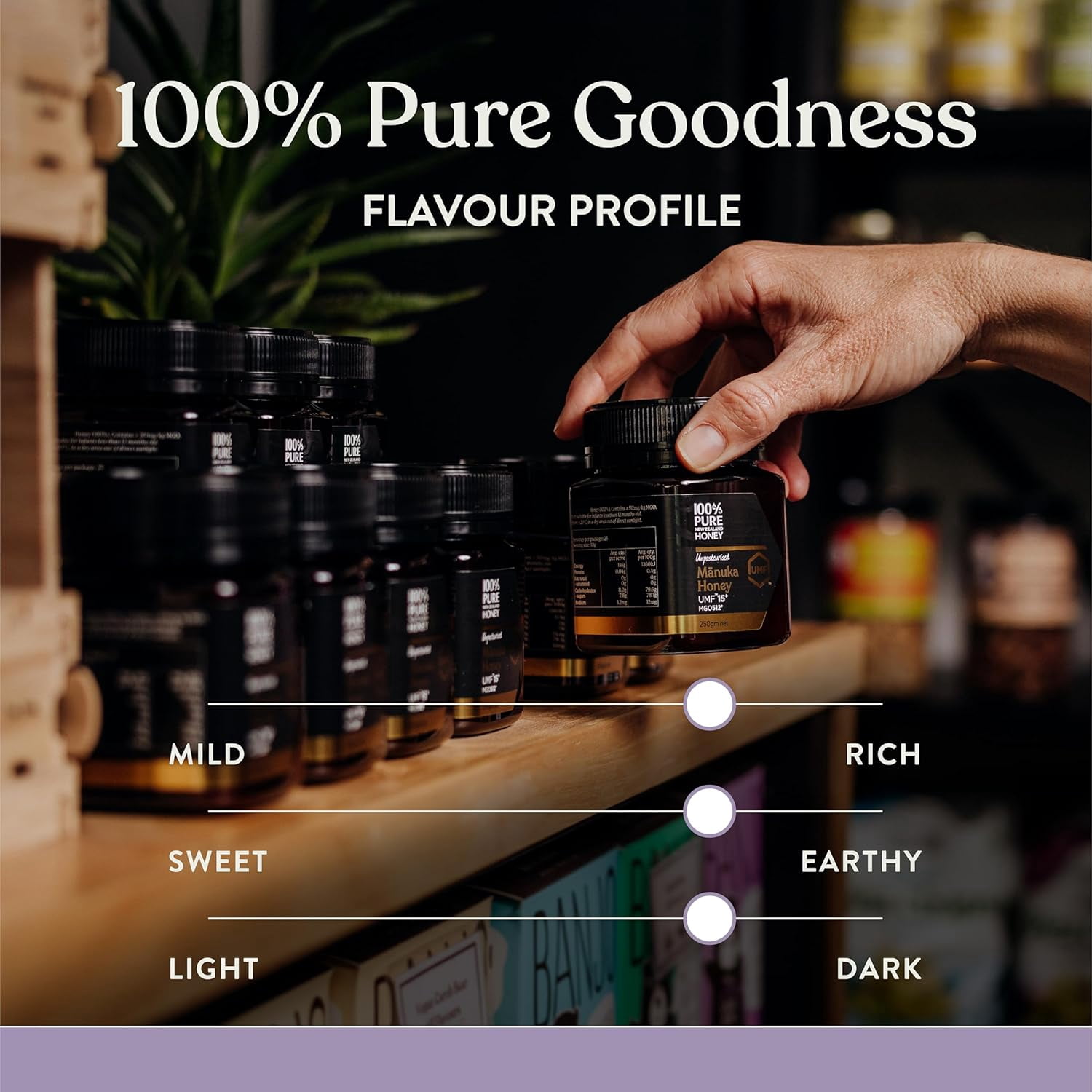 100% Pure New Zealand Manuka Honey, Certified UMF 25+ (MGO 1197+) Raw Manuka Honey, 8.8 Oz (250g)