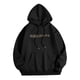 thumbnail image 5 of MHFRRA Sudadera con Capucha de Manga Larga para Hombre, Informal, Cómoda, con Forro, Diseño Temático para Exteriores Negro, 5 of 6