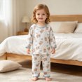 thumbnail image 2 of UAYOTSE Toddler Boys Dinosaur Pajama Set Kids 6 12 18 24 Months 2T 3T 4T 5T fit Pjs Soft Breathable Short Sleeve Sleepwear Size 4-5 Years, 2 of 7