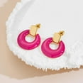 thumbnail image 4 of Gold Silver Hoop Dangle Earrings For Women Statement Retro Earrings Multiple Styles Jewelry for Birthday Party Jewelry, 4 of 6