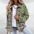 thumbnail image 2 of Vedolay Womens Fashion 2023 Lightweight Crochet Cardigans Button Down Blazer Jackets Shrugs Green,M, 2 of 5