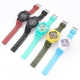thumbnail image 4 of Correa Para Casio G-SHOCK GA-100/110/140/200/400/700 GD-8900 GW Hombres Deporte Impermeable Resina Silicona Reloj Banda 16mm, 4 of 4